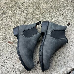 Blundstone Charcoal Leather Boots